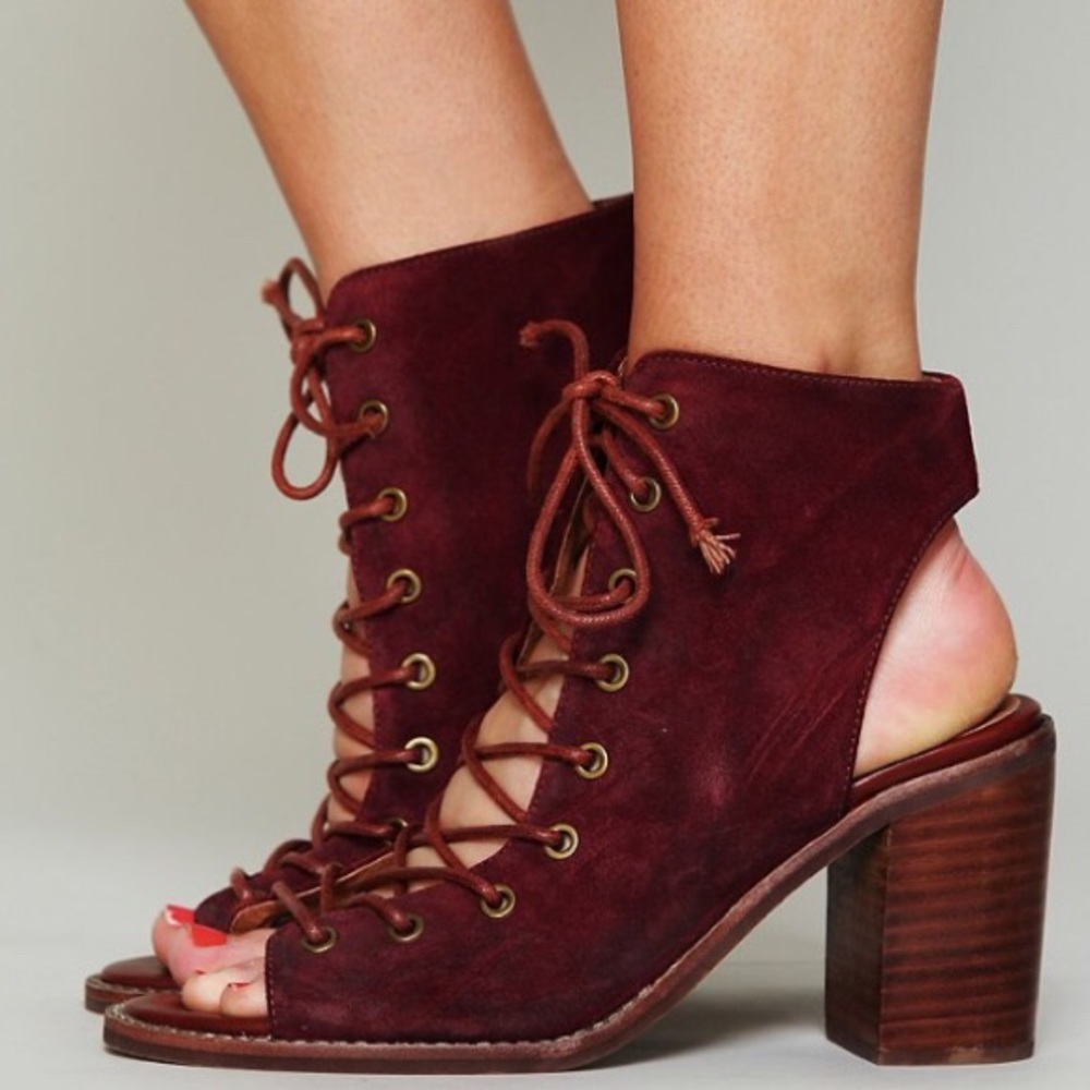 Jeffrey Campbell/Free People Minimal Suede Heels